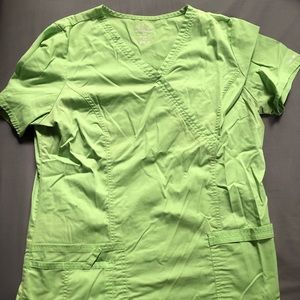 Cherokee Lime Green Scrub Top